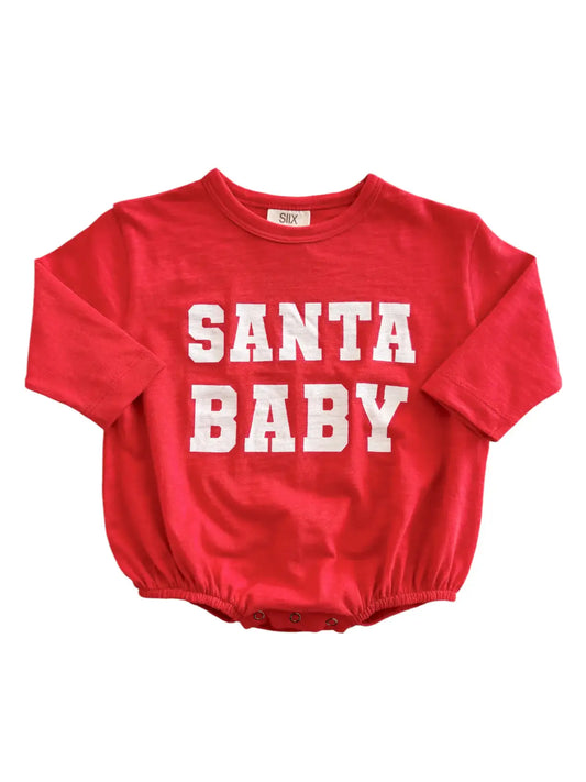 Santa Baby Long Sleeve Bubble