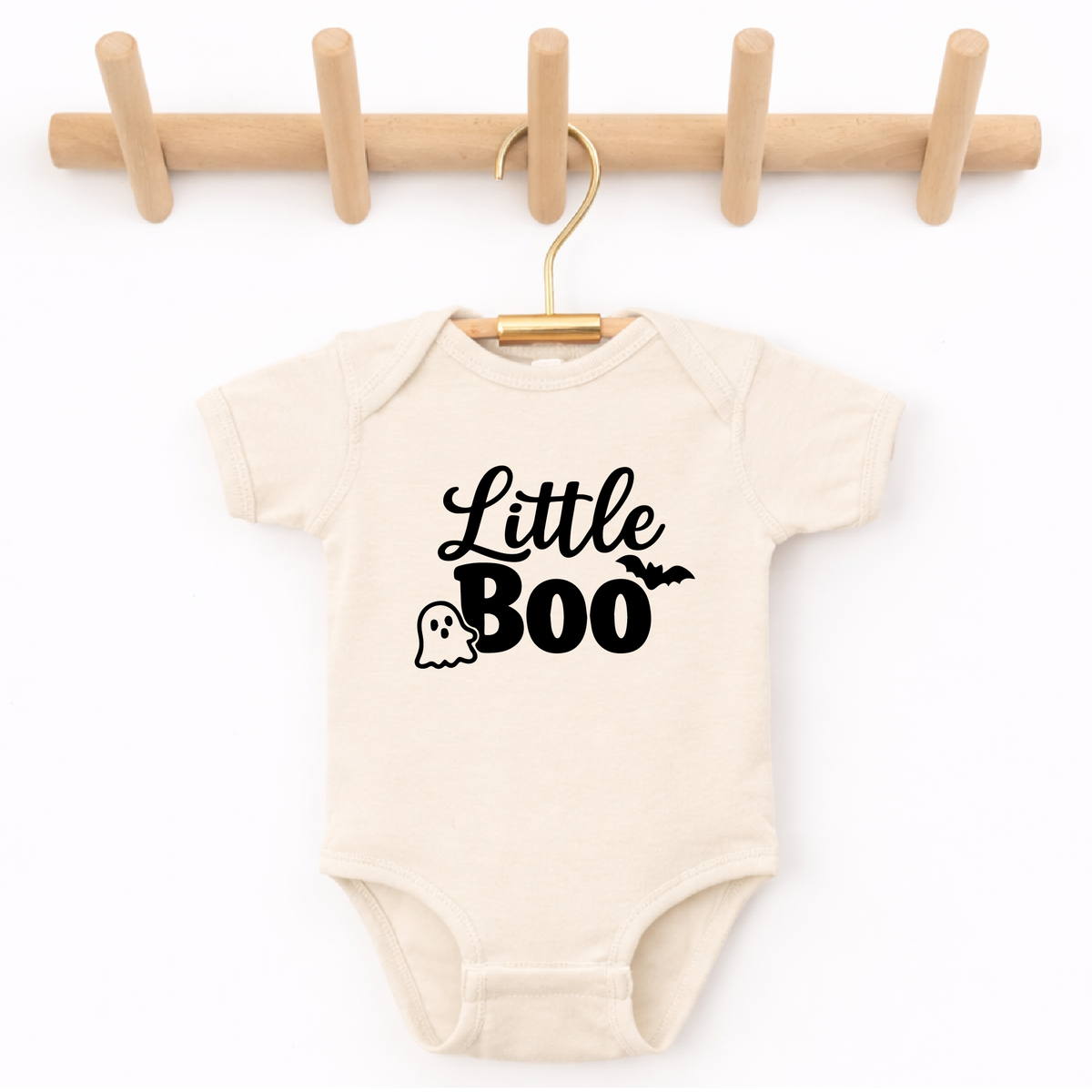 Little Boo Halloween Onesie and Kids T-Shirt