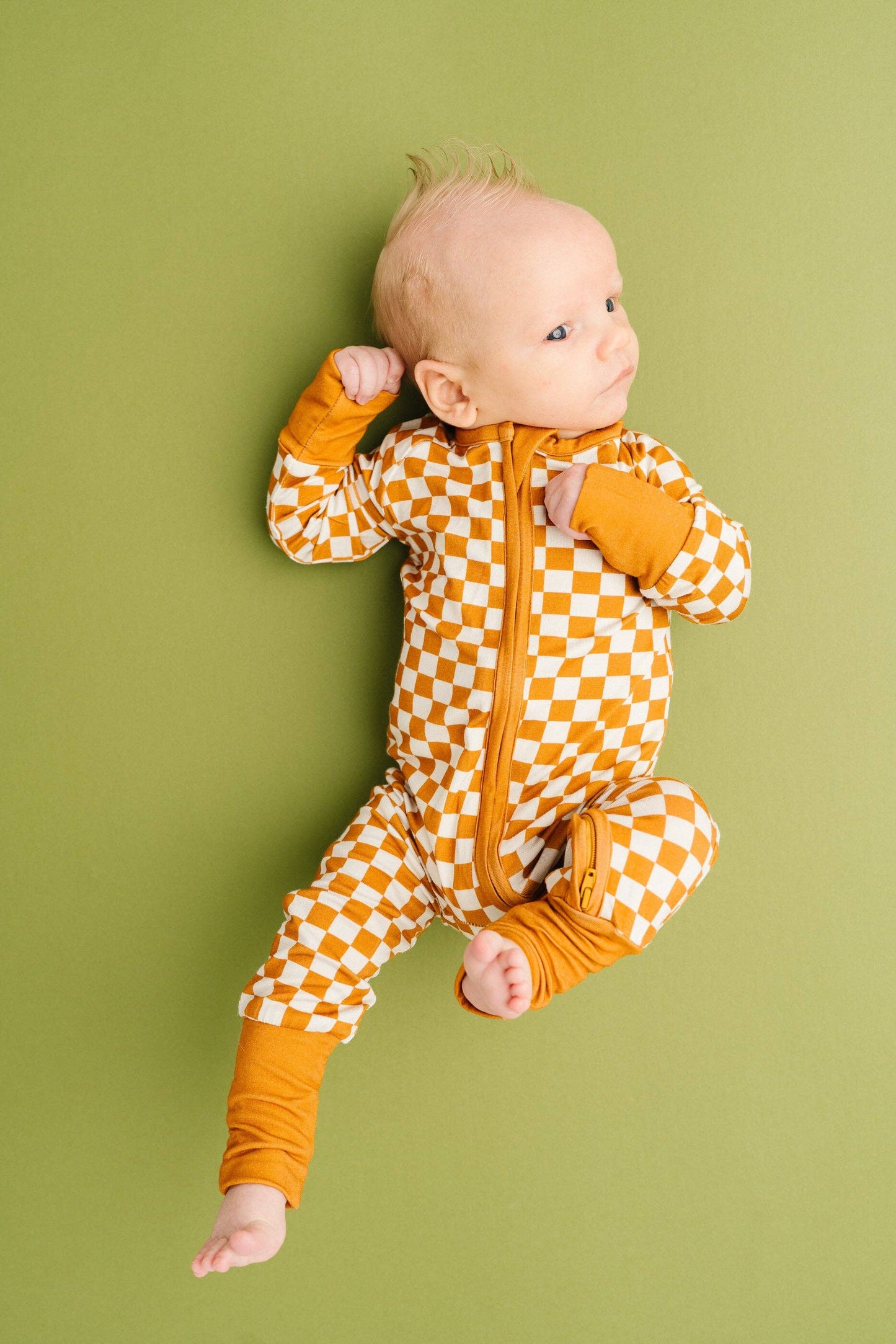 Checkerboard Charm Bamboo Sleeper