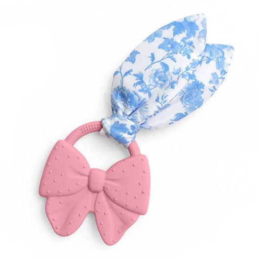 Crinkle Crew Pink Bow