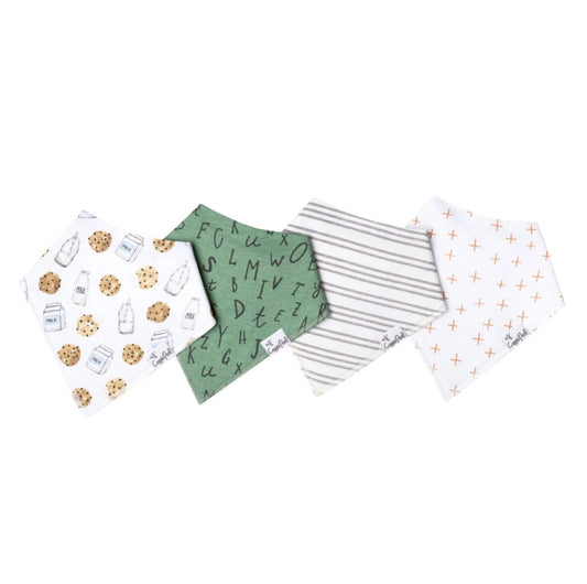 Chip Baby Bandana Bib Set (4-pack)