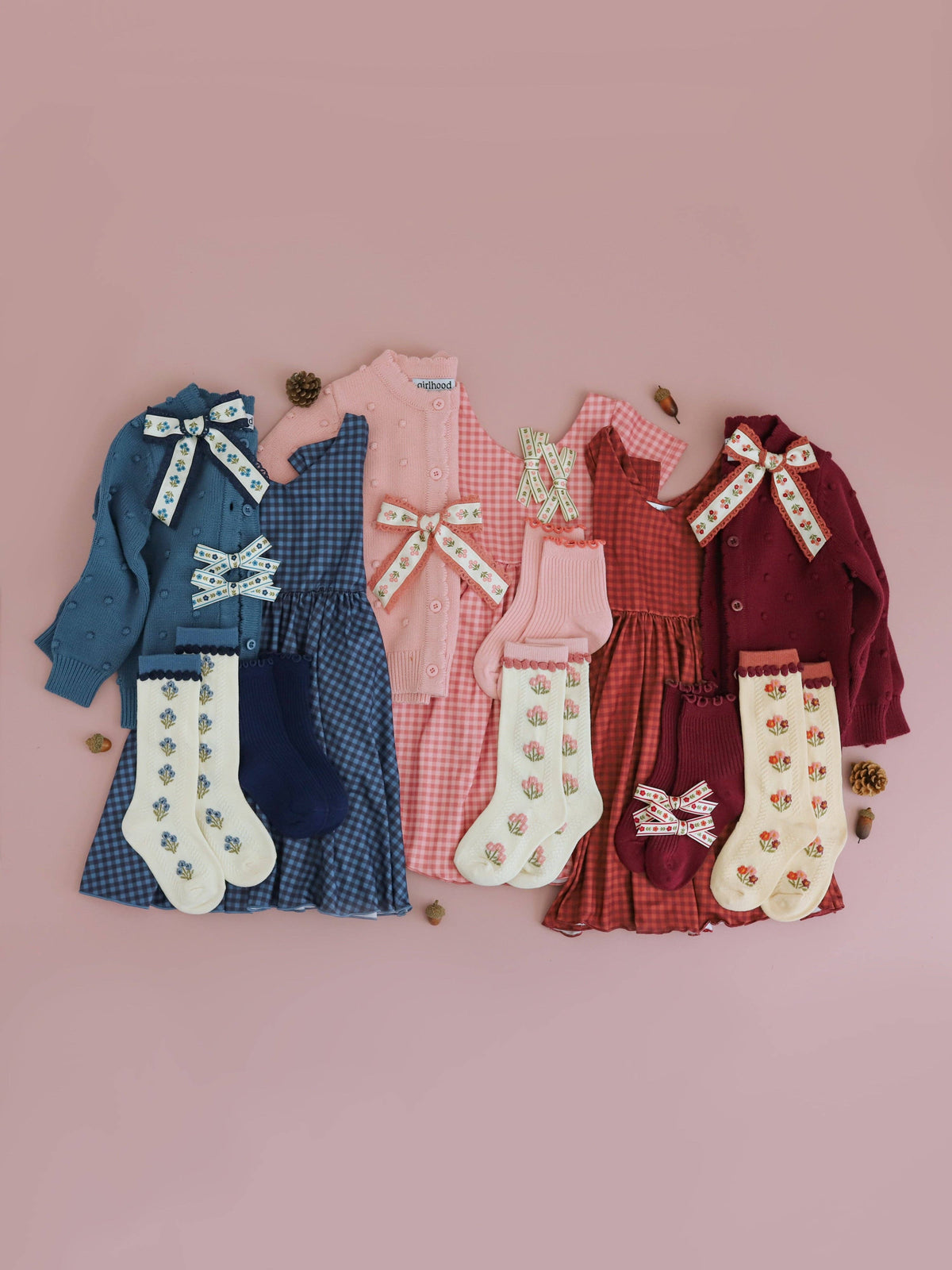 Posie Knee Socks - Bluejay: 1.5-3 YEARS