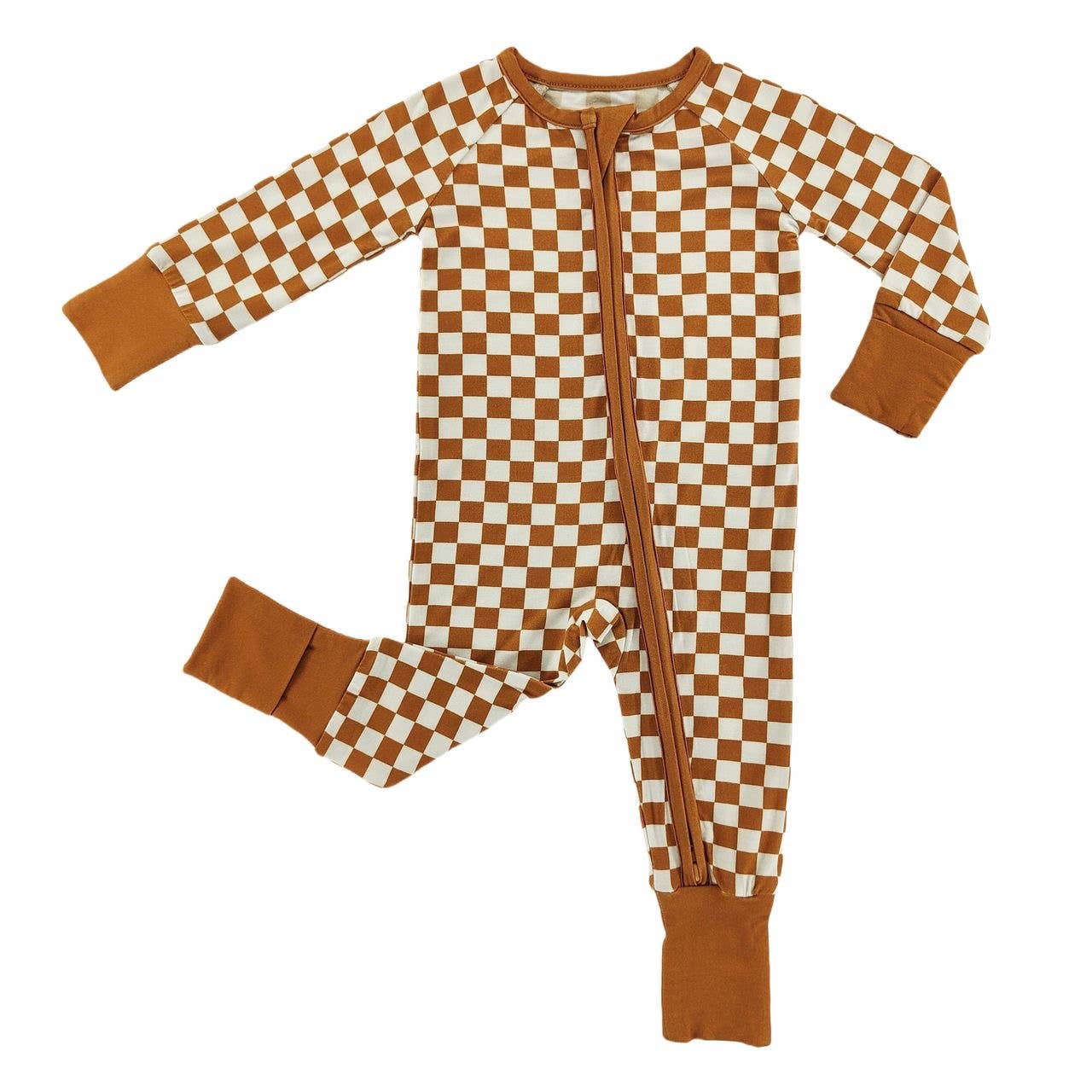 Checkerboard Charm Bamboo Sleeper