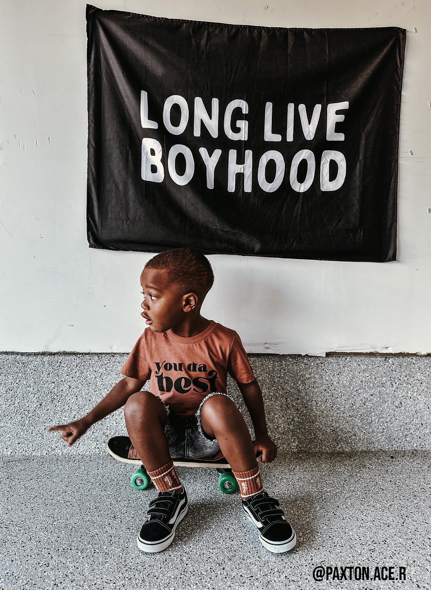 Long Live Boyhood Banner: Original 36x26"
