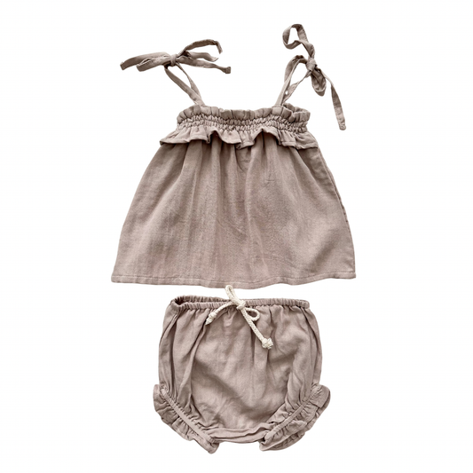 Bamboo Muslin Tie Dress