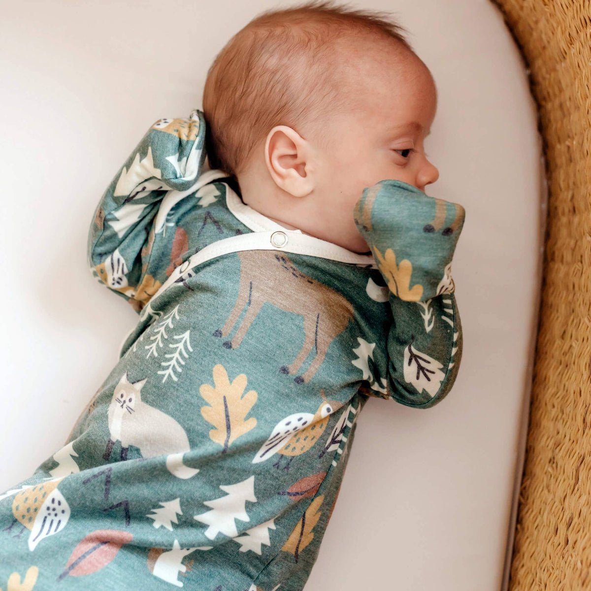 Copper Pearl - Newborn Knotted Gown - Atwood