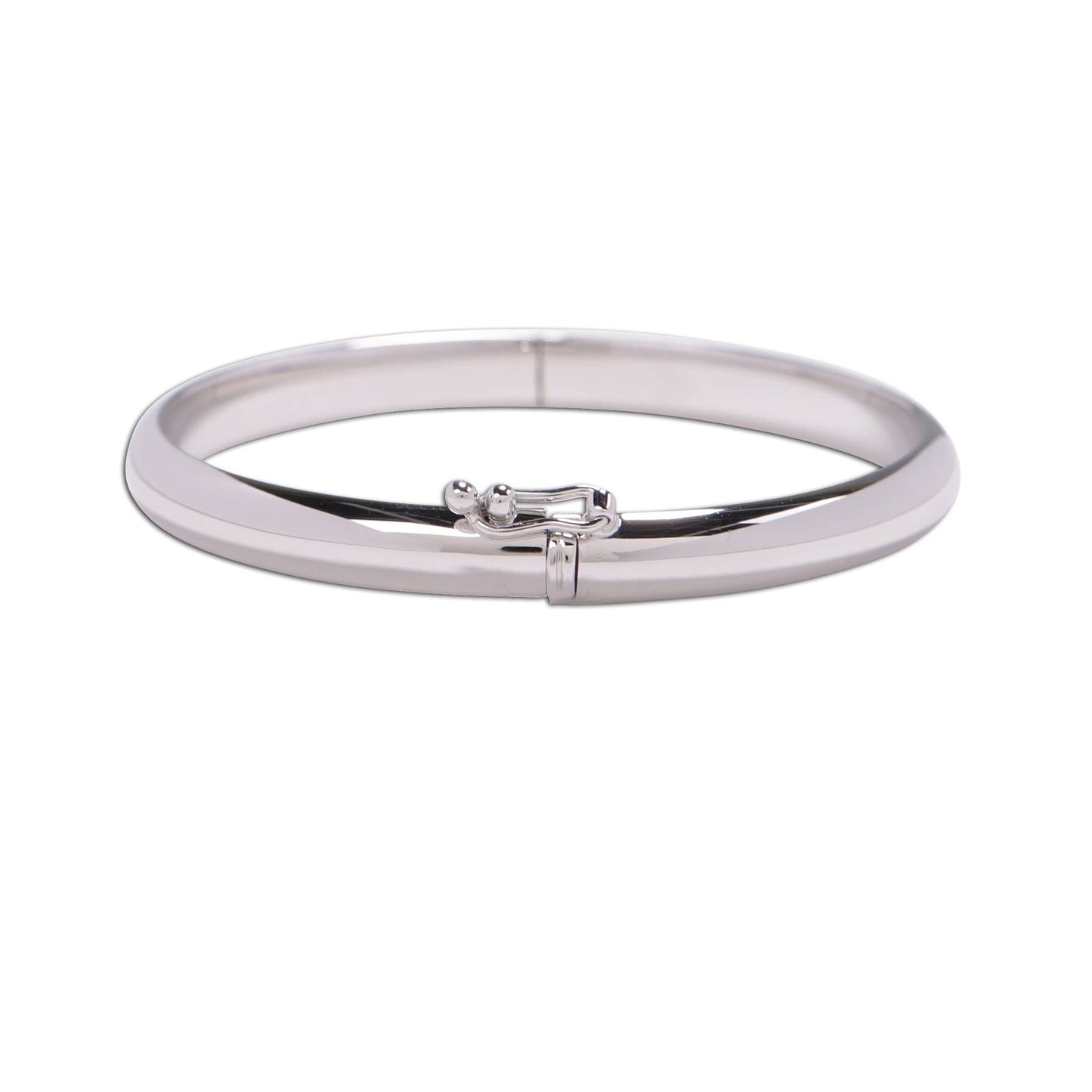 Classic Silver Bangle Bracelet: Small 0-12m
