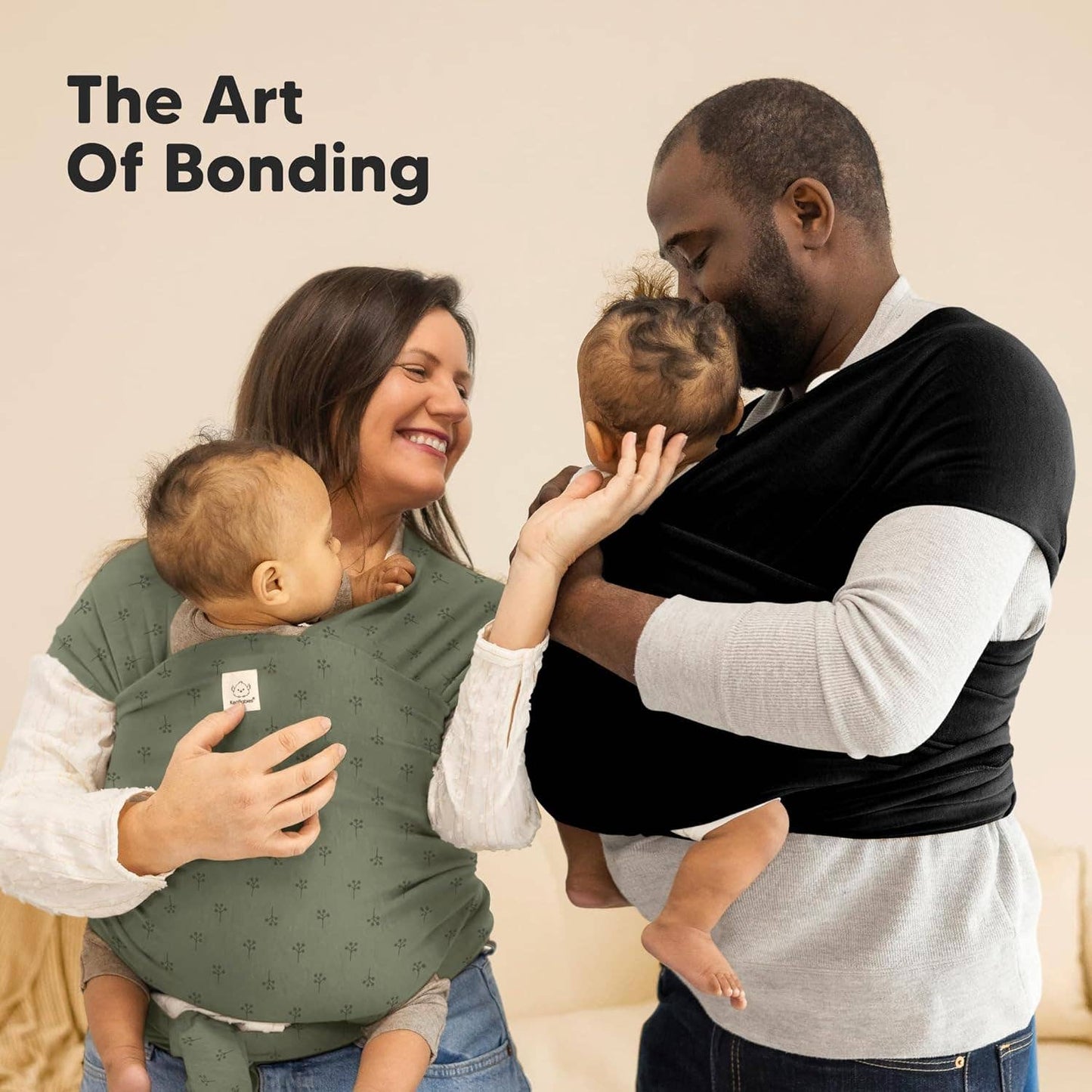 KeaBabies Original Baby Wrap Carrier: Olive