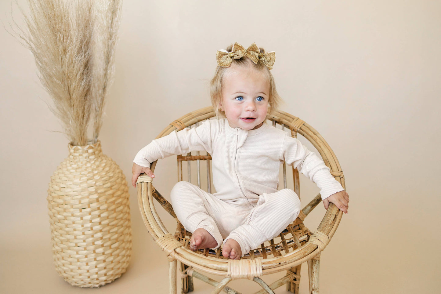 Ribbed Bamboo Zippy Romper - Huckleberry
