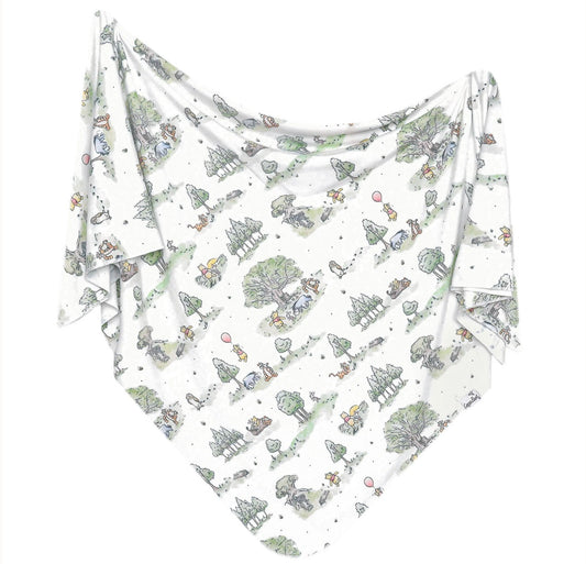 Hundred Acre Wood Swaddle Blanket