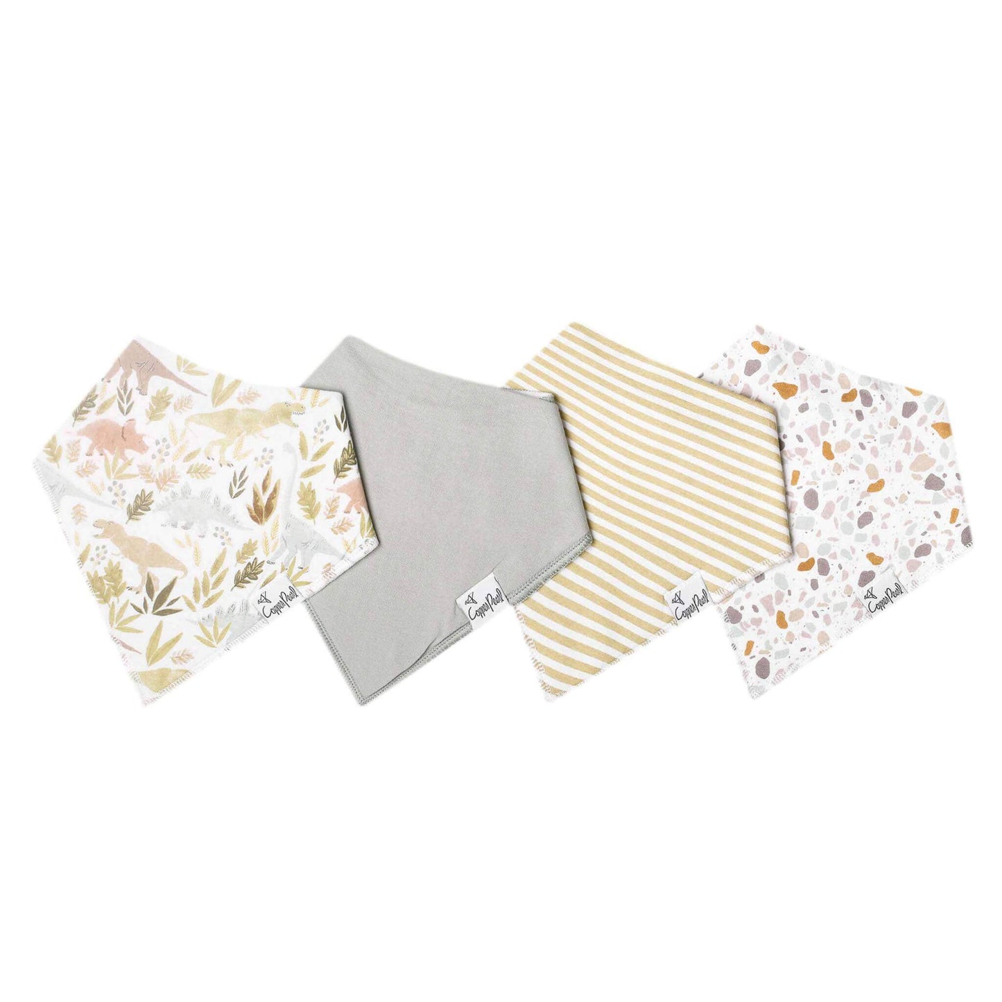 4 Pack Baby Bandana Bibs - Rex