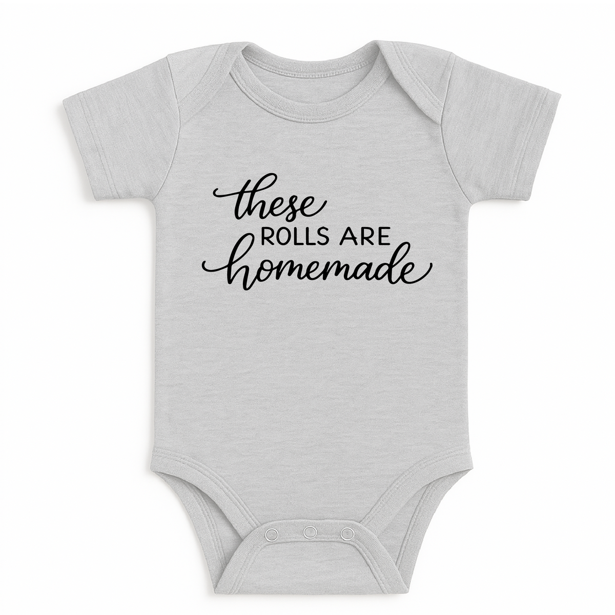 These Rolls are Homemade Baby Onesie