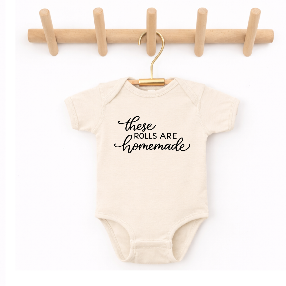These Rolls Are Homemade Funny Baby Bodysuit