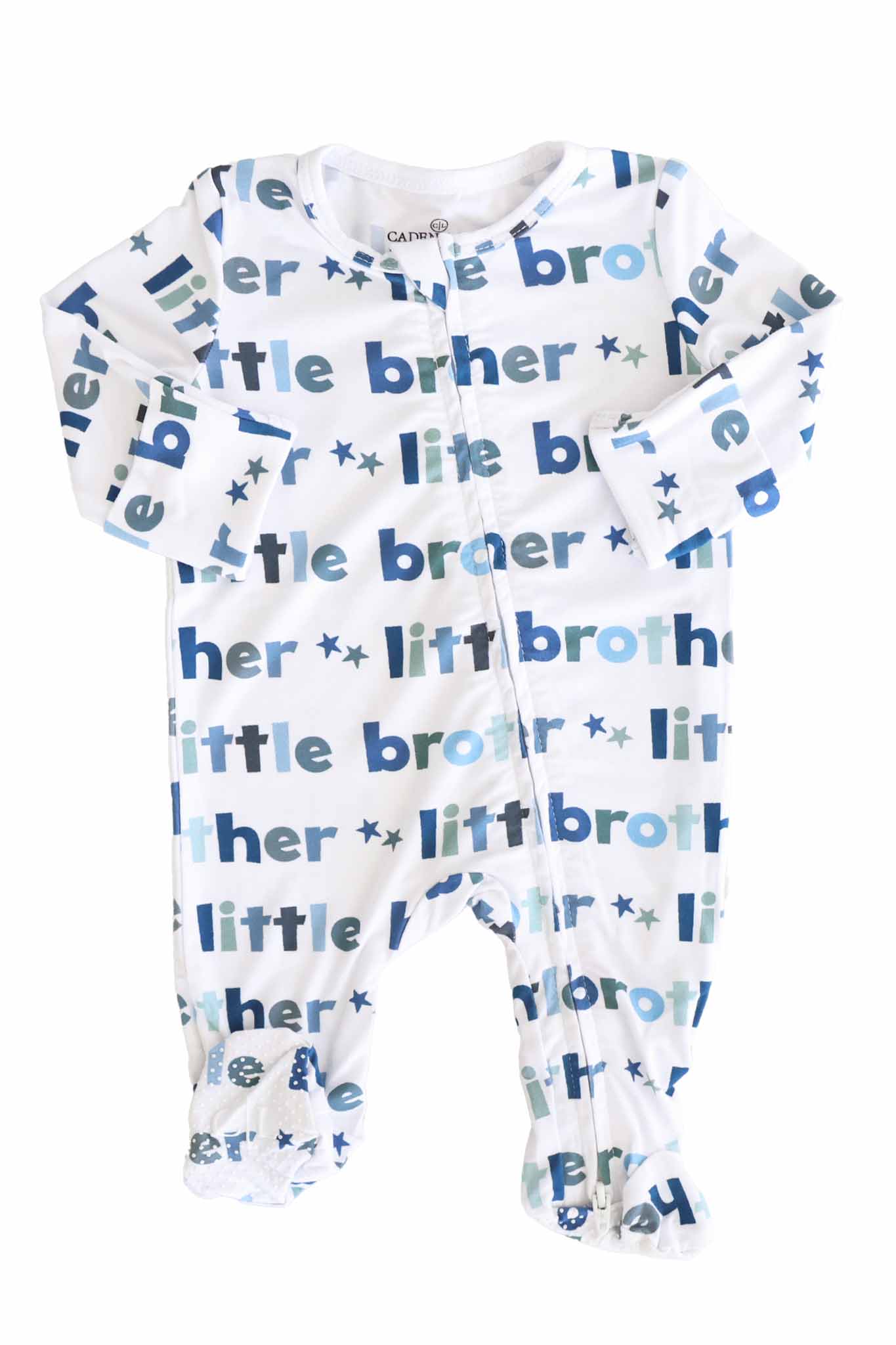 Little Brother Zipper Footie