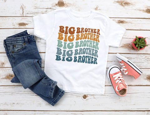 Repeating Big Brother Toddler and Youth Shirt