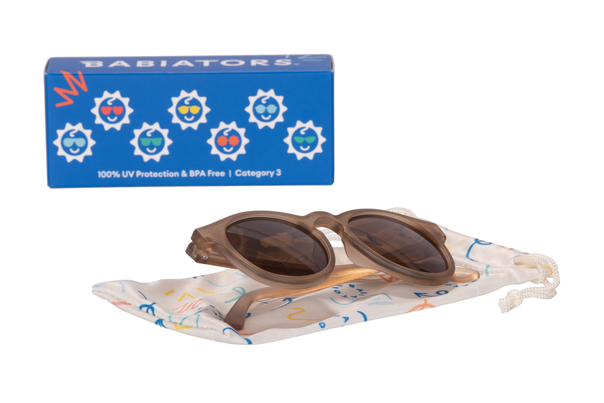 Cocoa Cloud Transparent Sunglasses Amber Lens: Ages 0-2