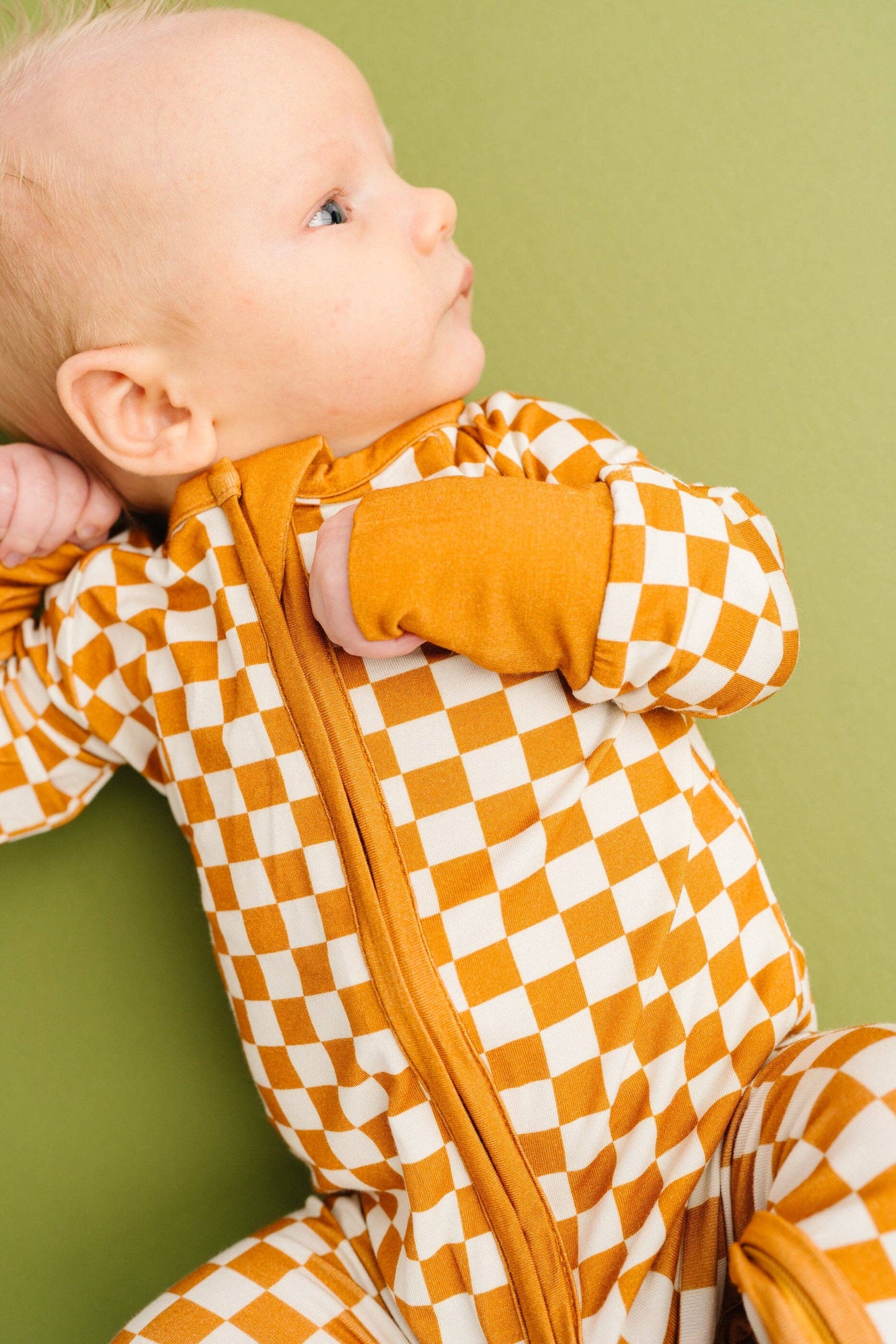 Checkerboard Charm Bamboo Sleeper