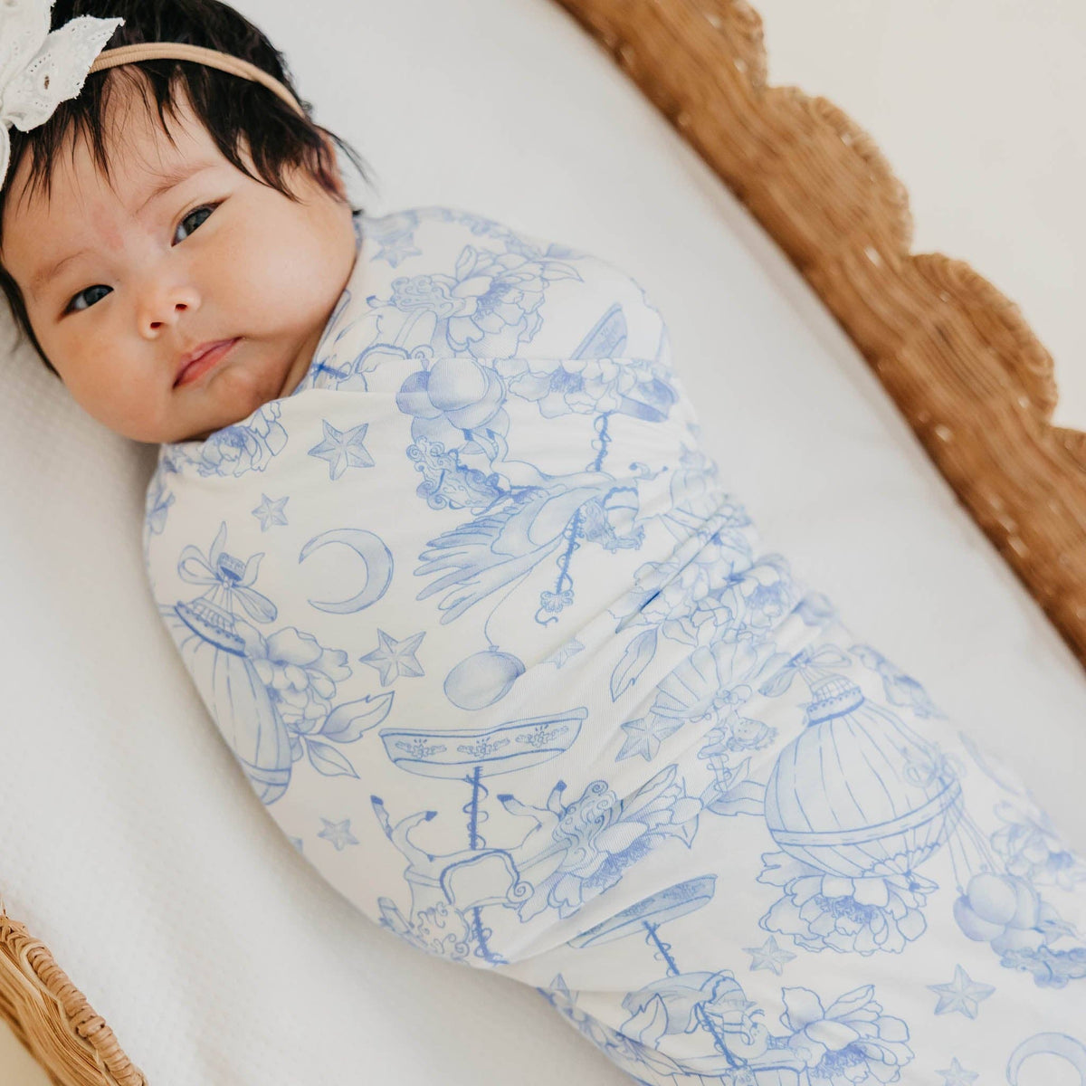 Copper Pearl - Bamboo Swaddle - Vintage Carnival
