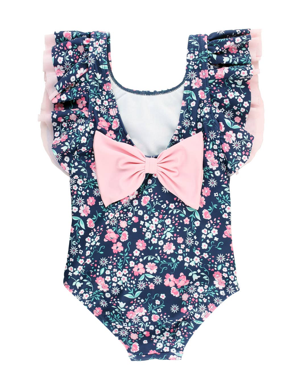 Moonlit Meadow Butterfly Sleeve One Piece Swimsuit