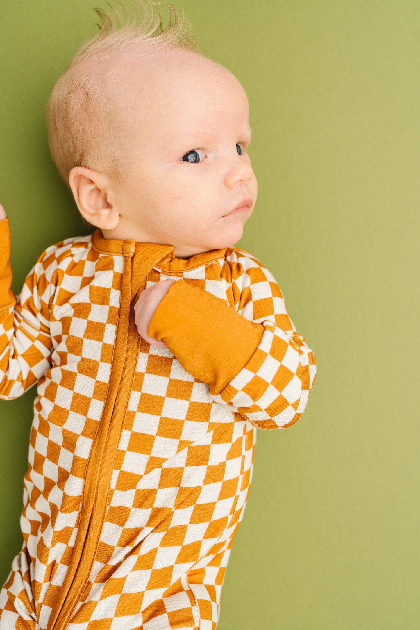 Checkerboard Charm Bamboo Sleeper