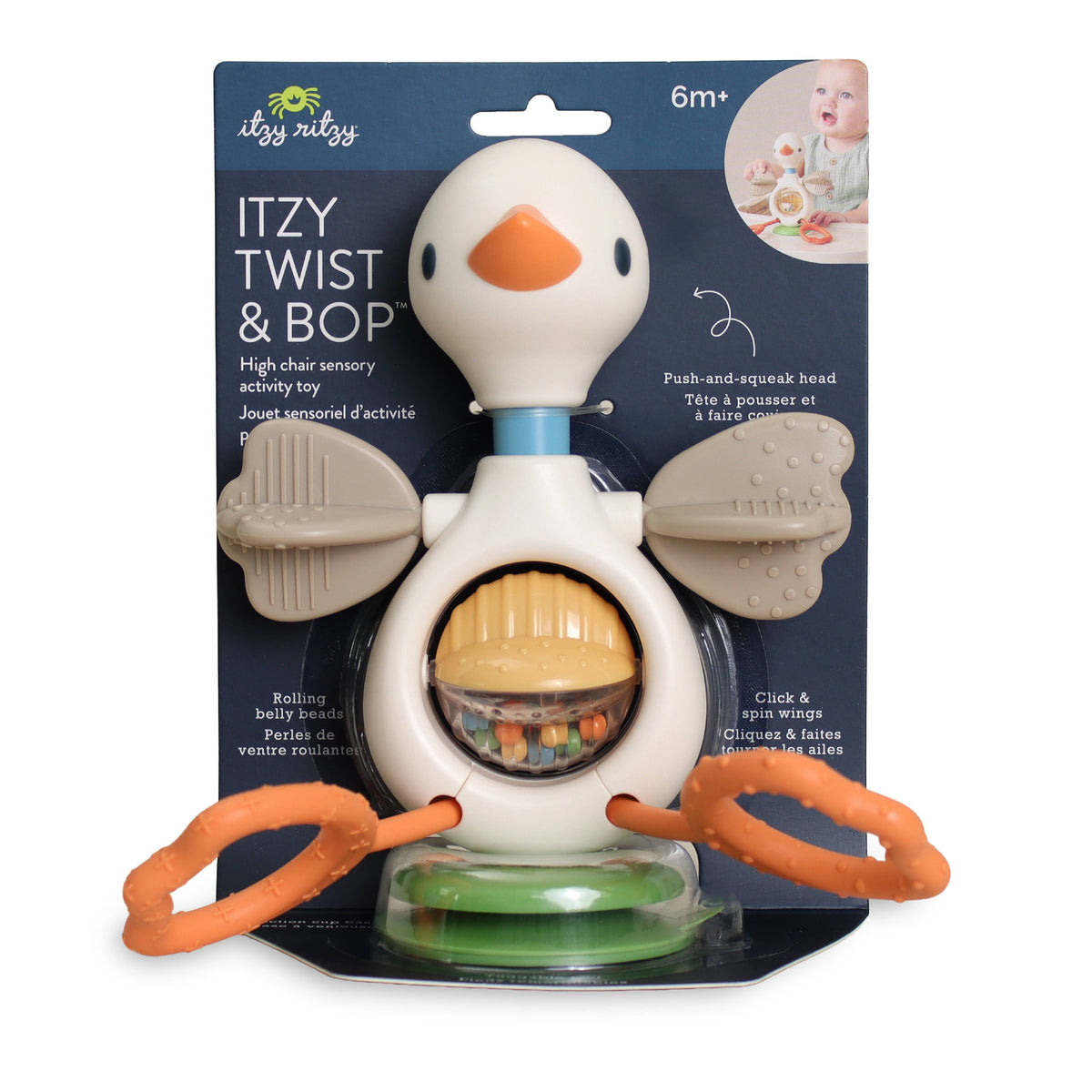 High Chair Sensory Toy Goose