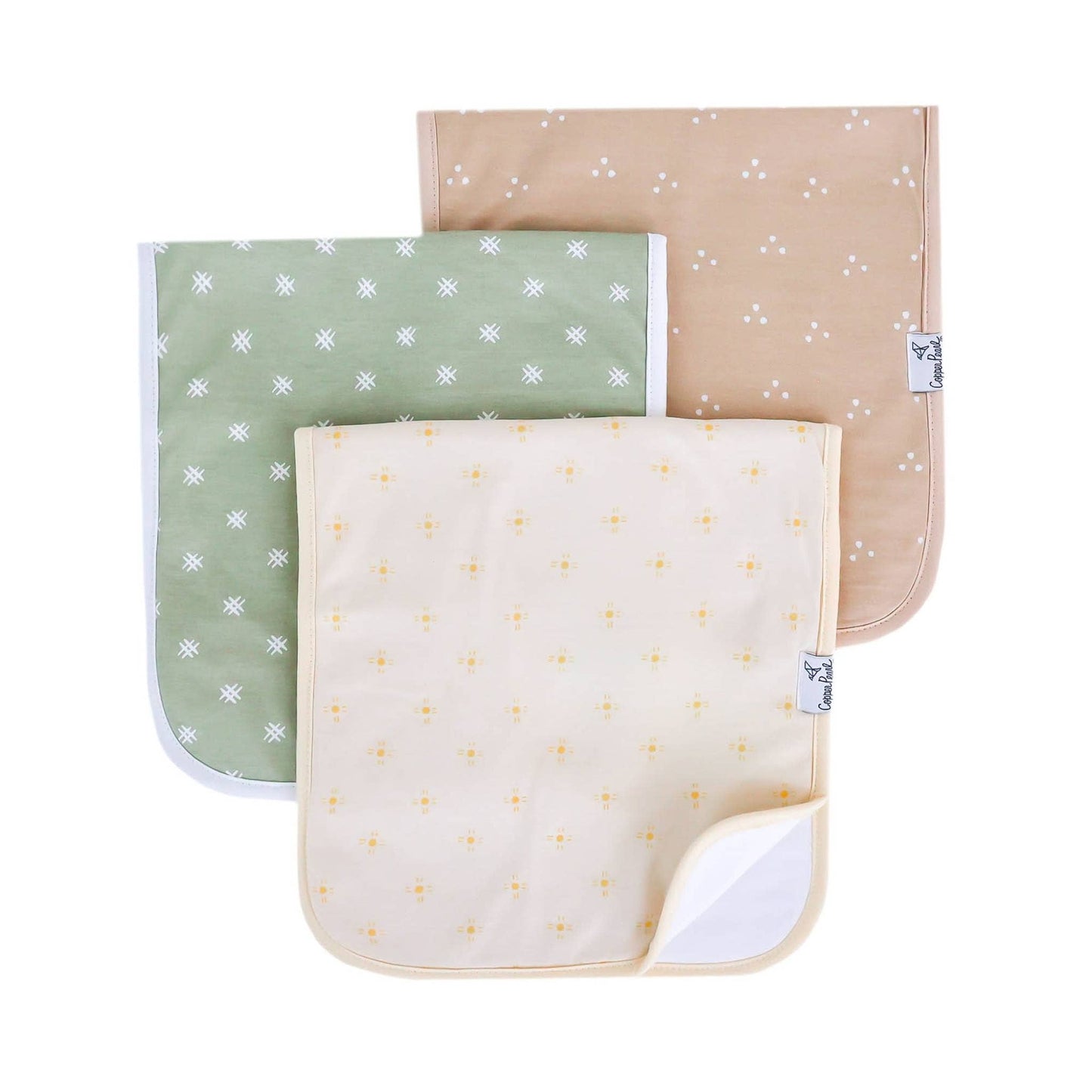 Premium Burp Cloths - Santa Fe (3-pack)