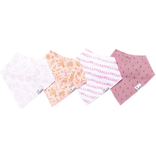 Lola Baby Bandana Bib Set (4-pack)