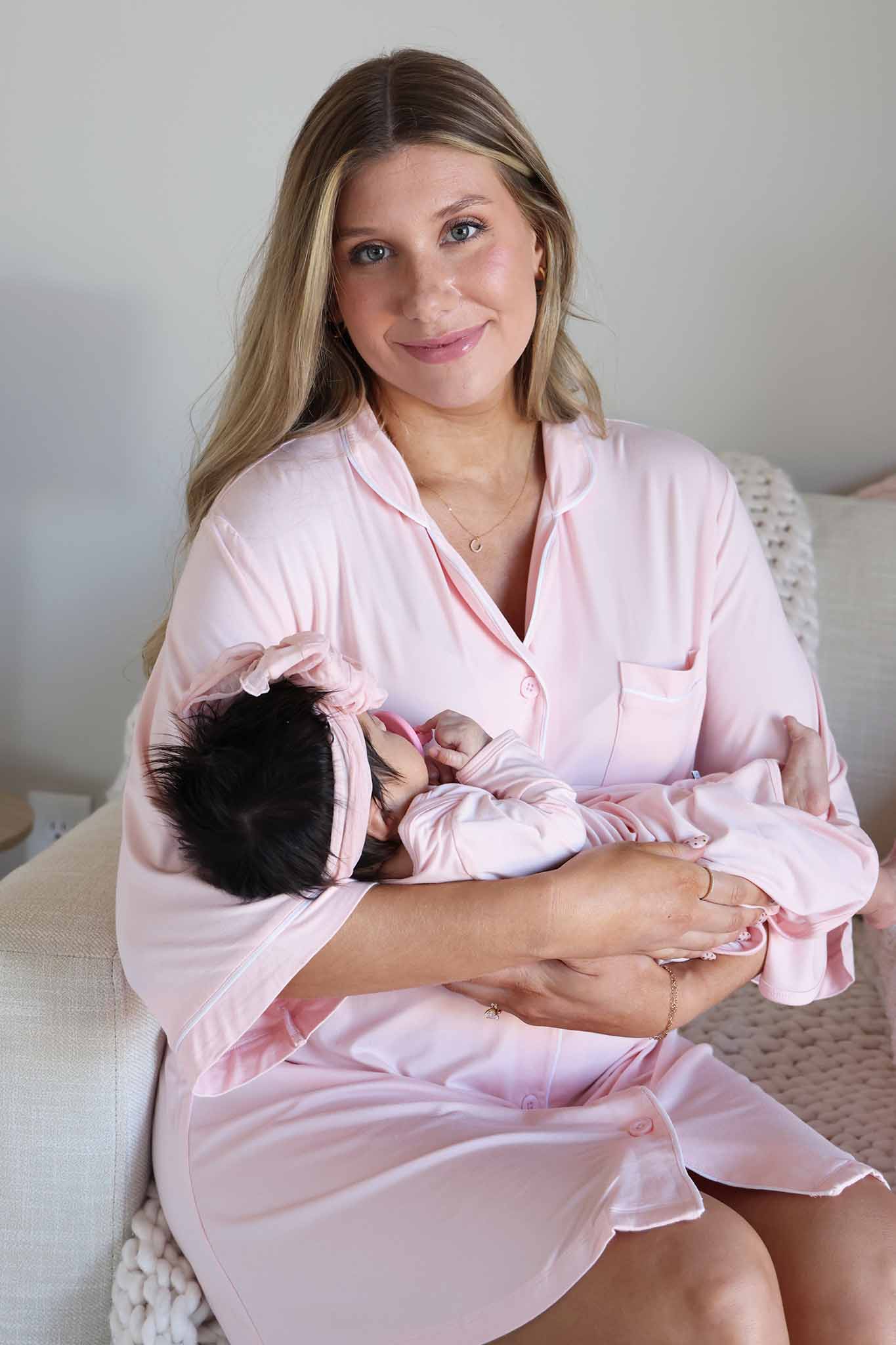 Labor & Delivery Nightgown | Baby Pink