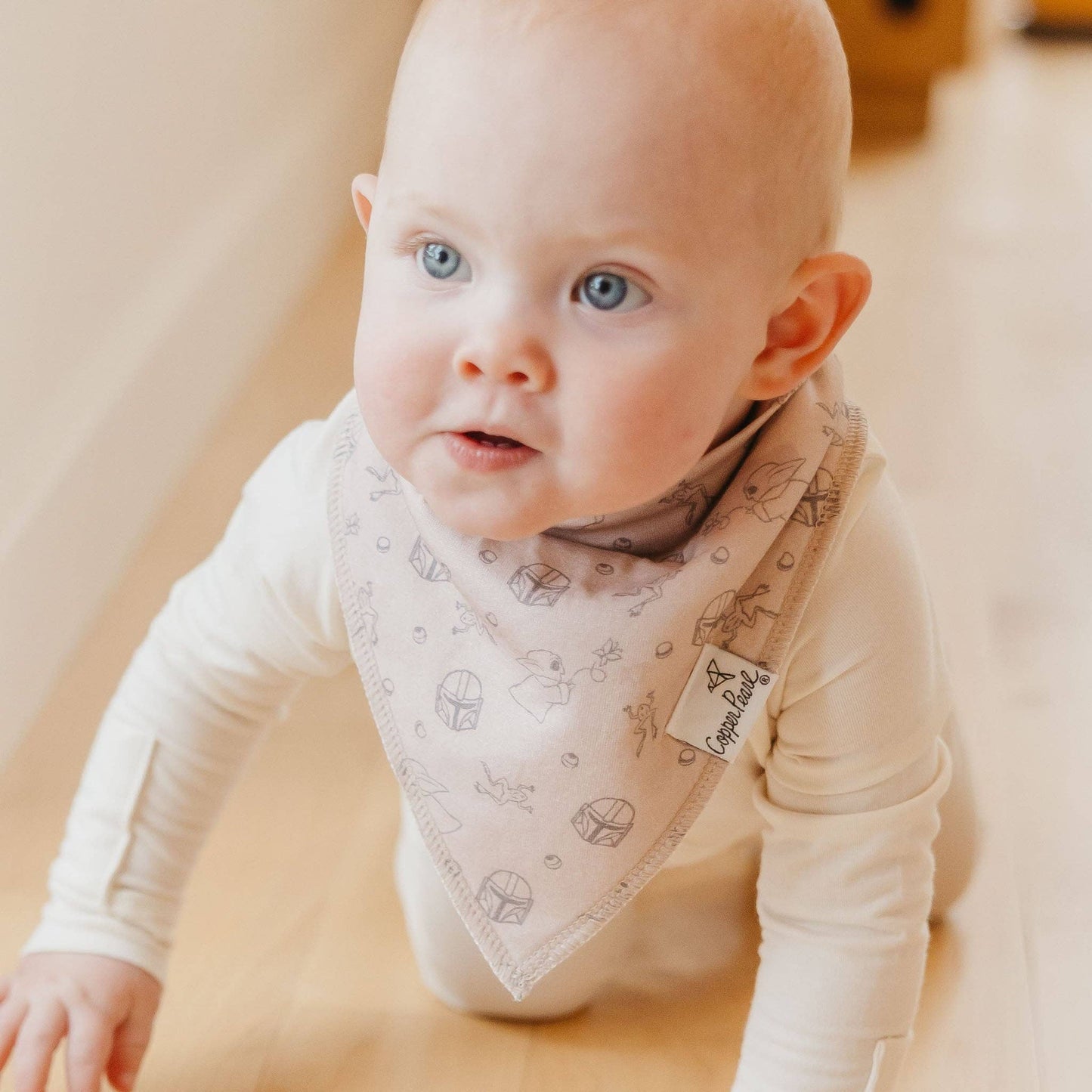 Copper Pearl - 4 Pack Baby Bandana Bibs - Star Wars Grogu