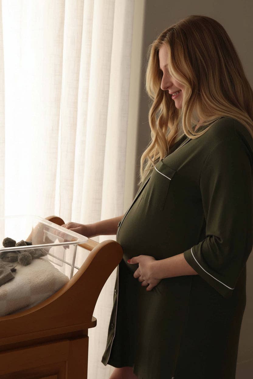 - Labor & Delivery Nightgown | Olive: