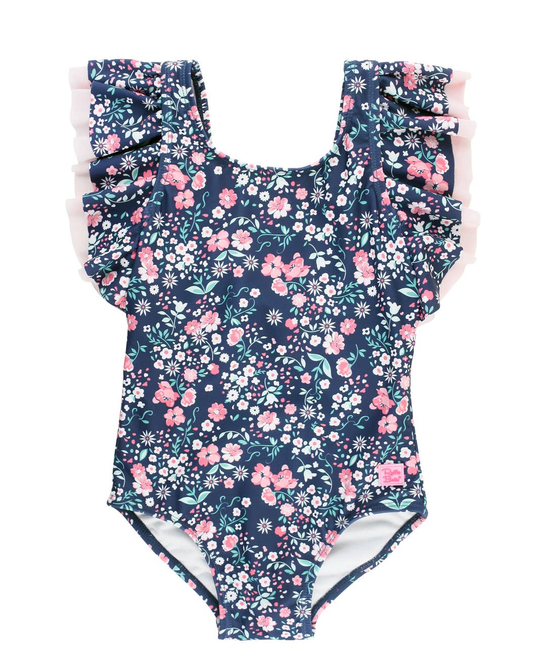 Moonlit Meadow Butterfly Sleeve One Piece Swimsuit
