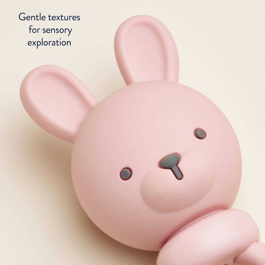 Itzy Ritzy - *NEW* Pink Bunny Sweetie Rattle™
