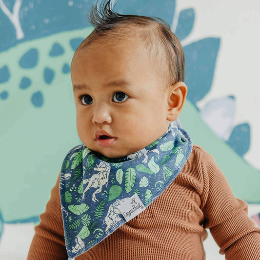 4 Pack Baby Bandana Bibs - Jurassic Park