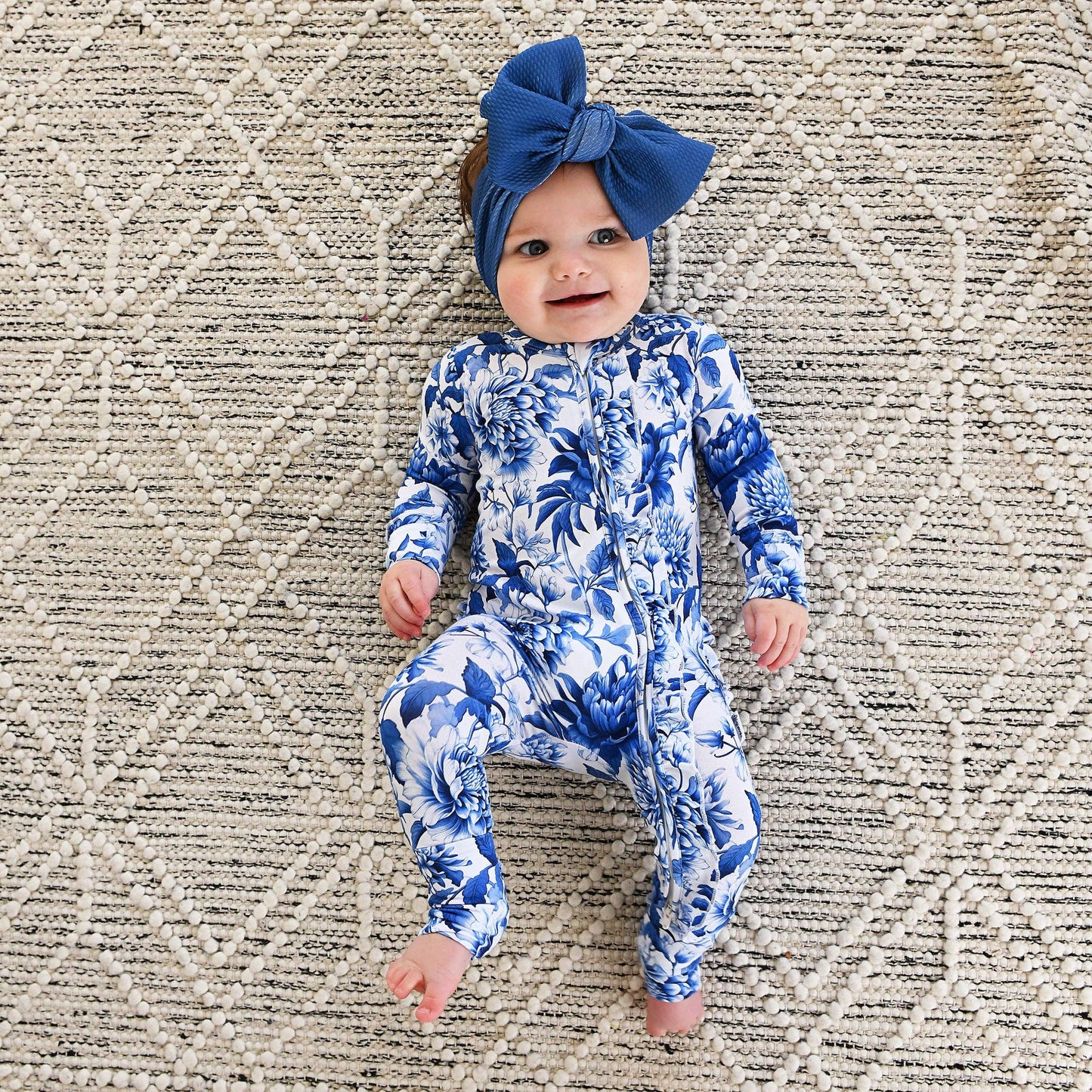 Hattie RUFFLE ZIP Bamboo Sleepes Little