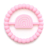 Rainbow Ring Teether : 15 Colors Available: Milk