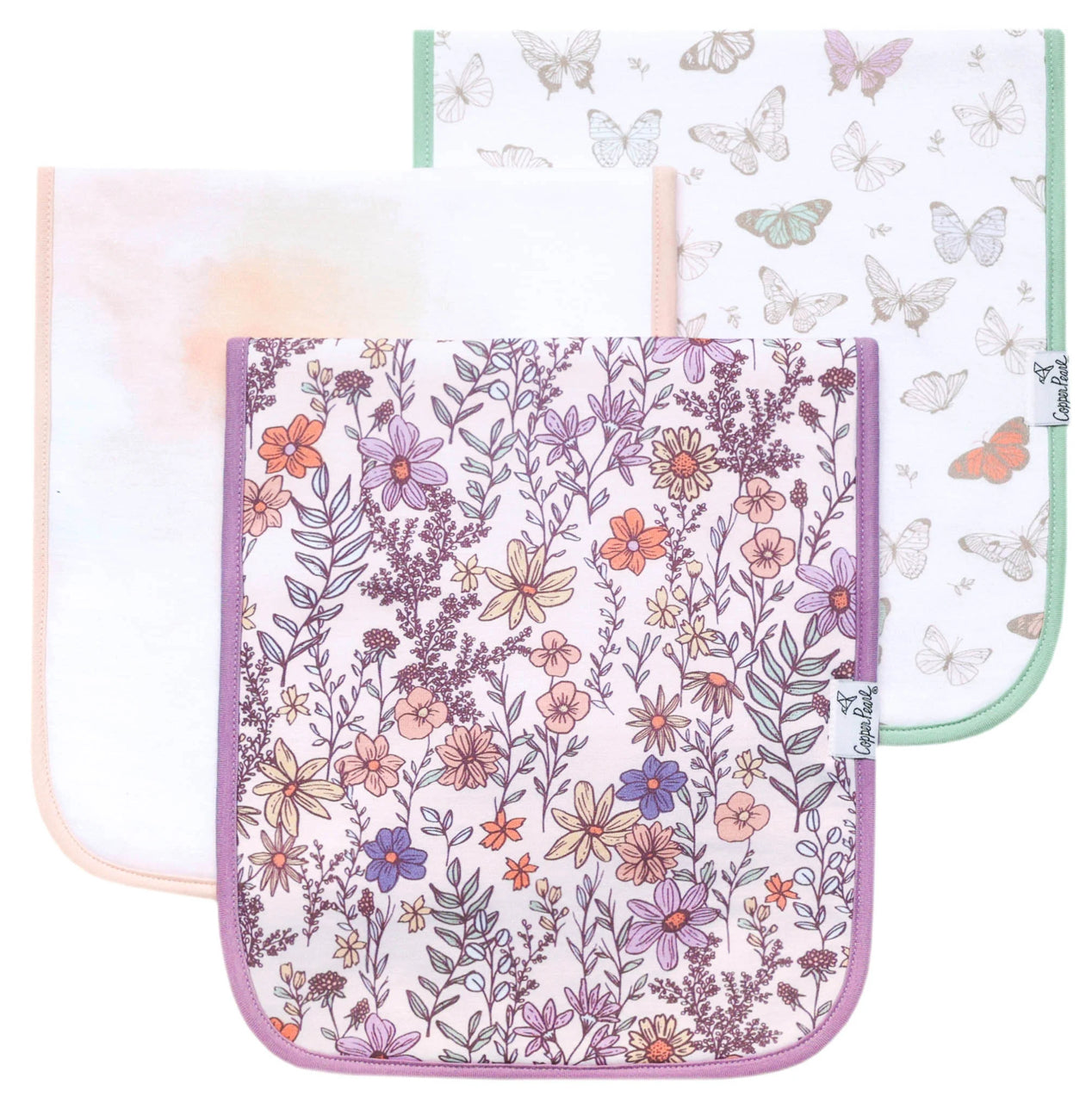 Flora Premium Burp Cloths