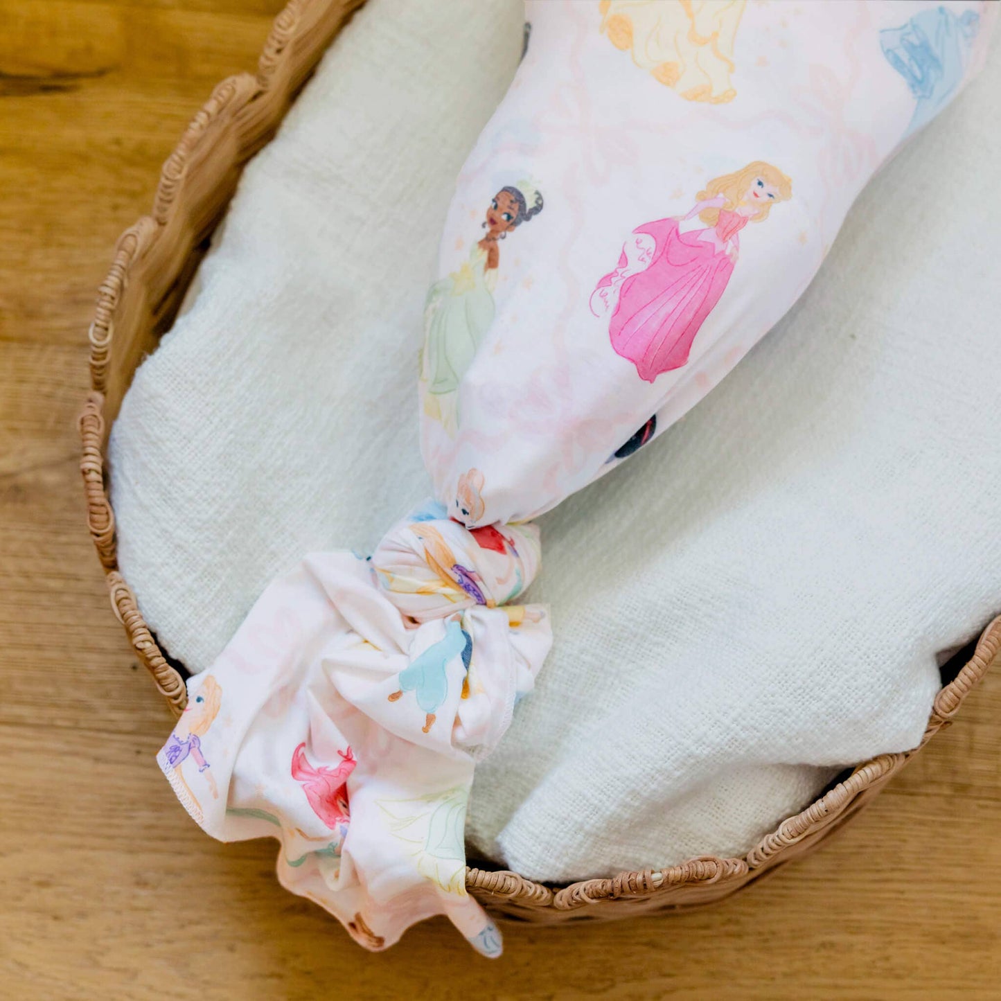 Copper Pearl - Knit Swaddle Blanket - Disney Princess