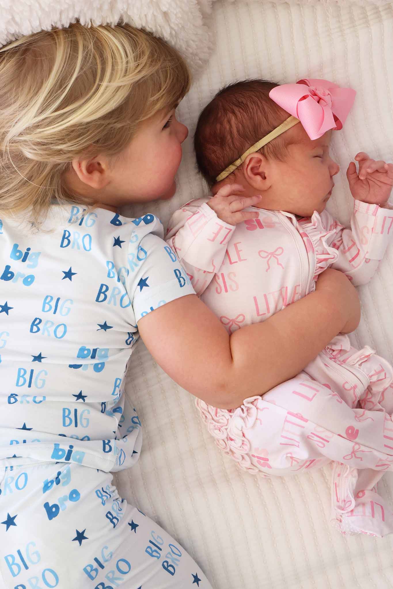 Ruffle Zipper Footie | Little Sis