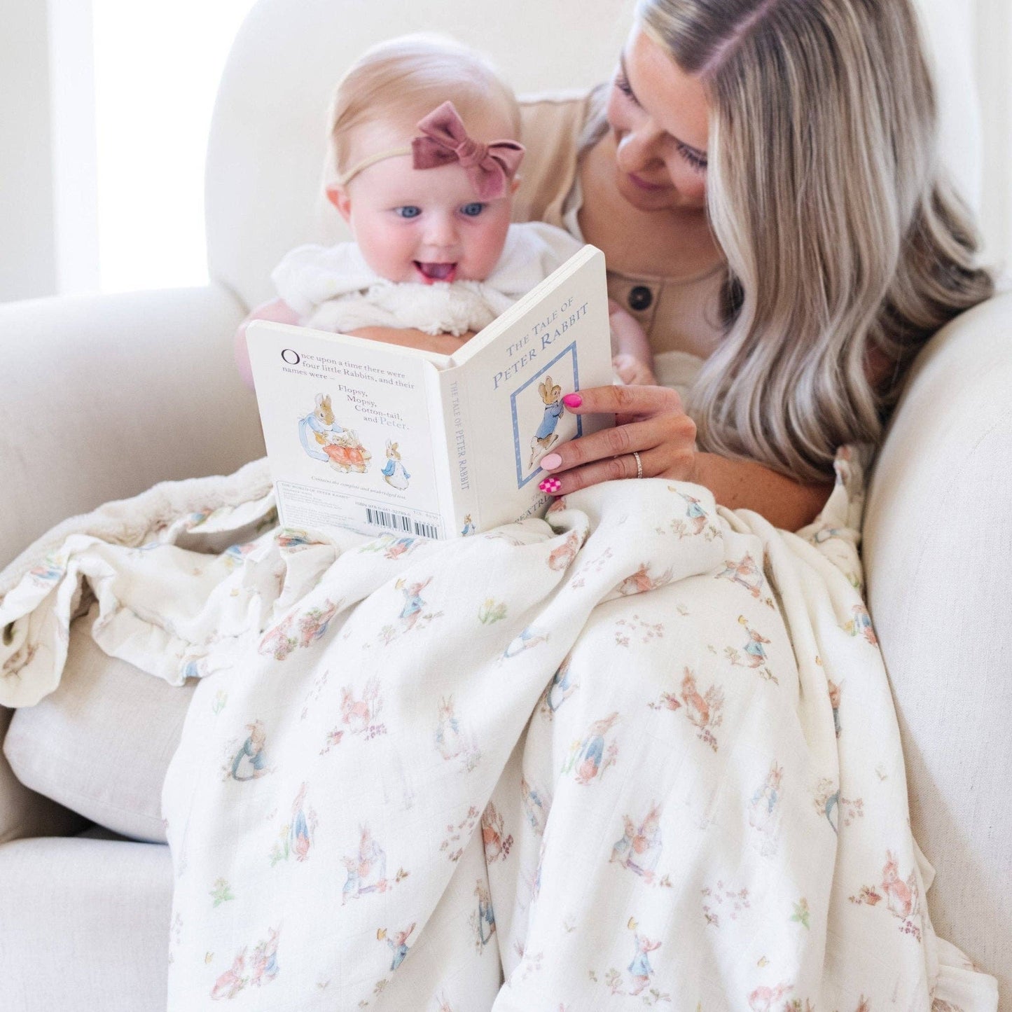 PETER RABBIT™ BAMBOO RAYON MUSLIN/LUSH BLANKETS