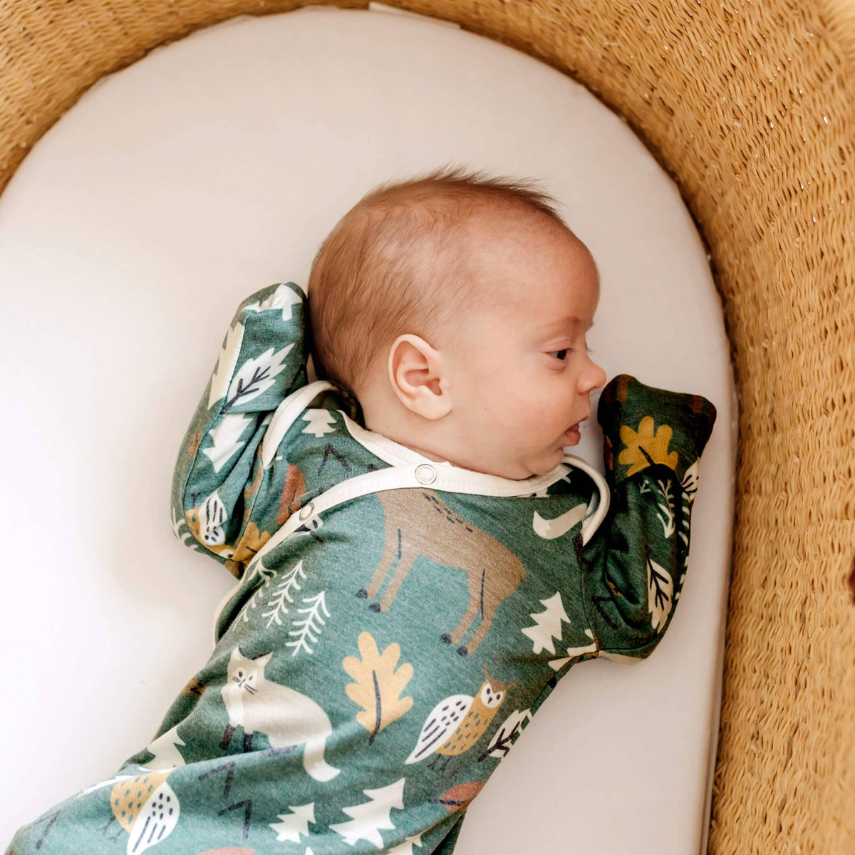 Copper Pearl - Newborn Knotted Gown - Atwood