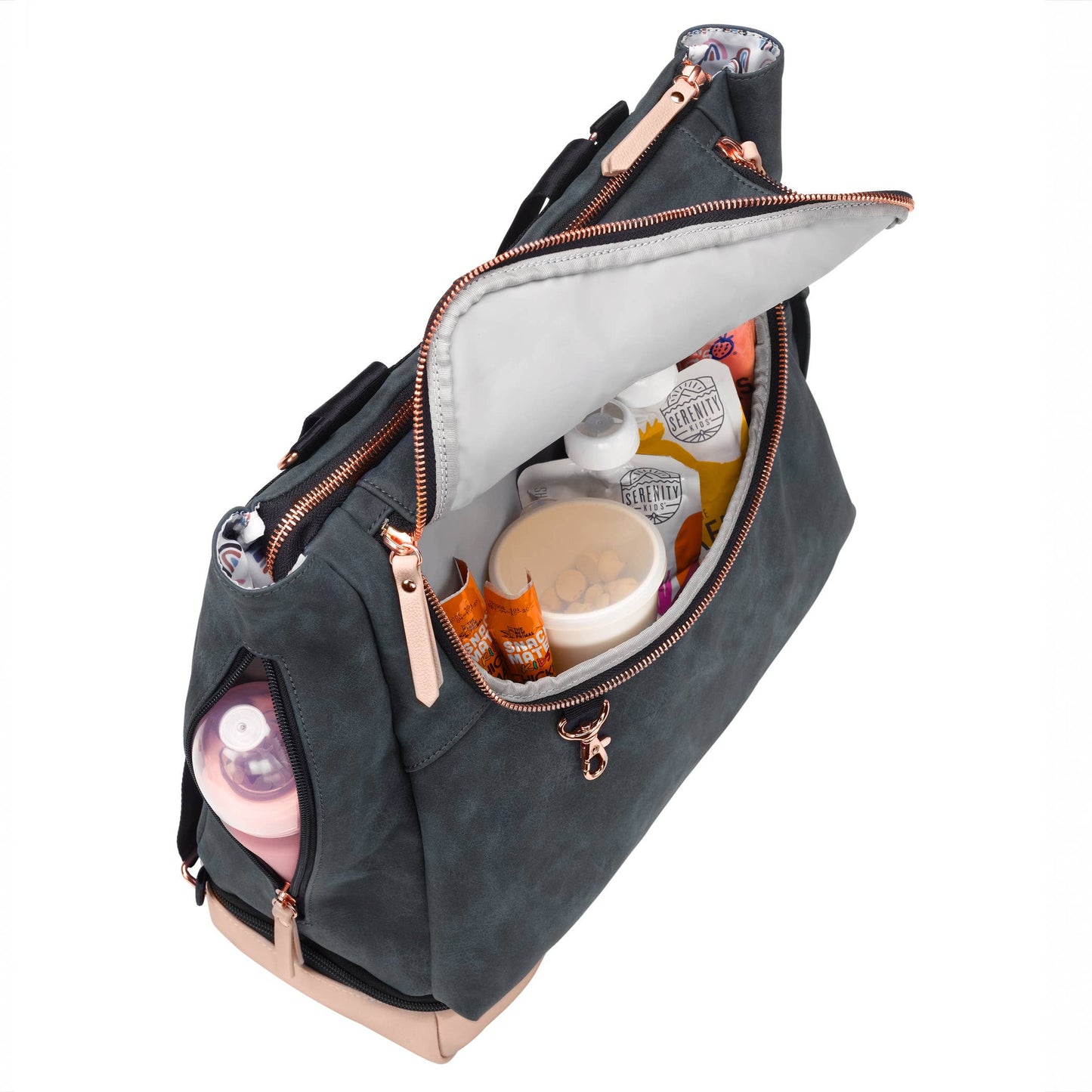 Petunia Pickle Bottom Pivot Backpack Diaper Bag in Indigo