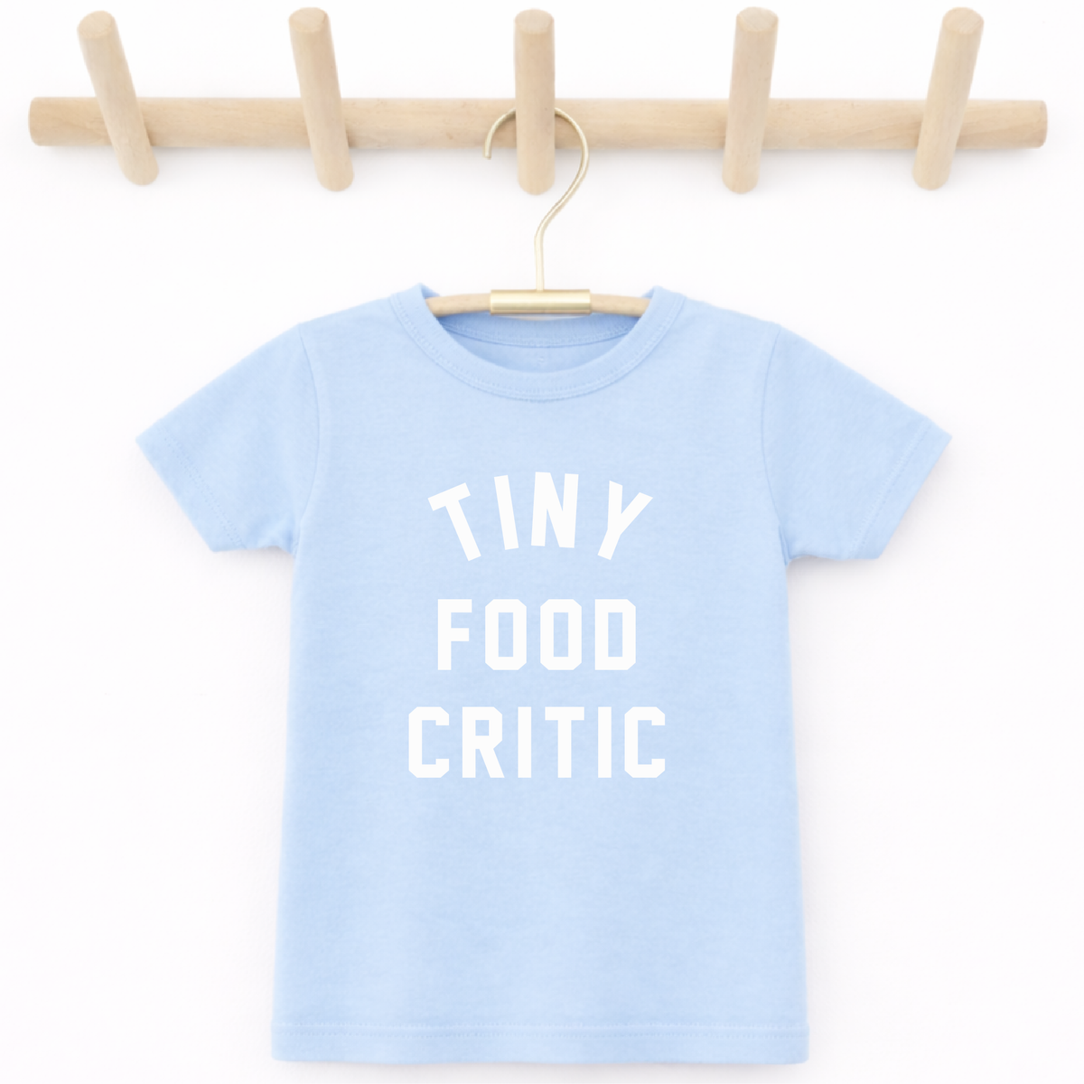 Tiny Food Critic Funny Toddler Shirt