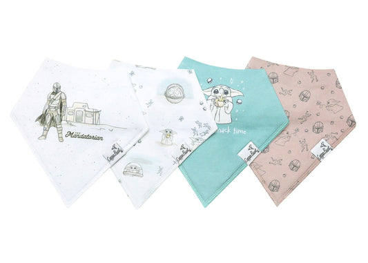 4 Pack Baby Bandana Bibs - Star Wars Grogu