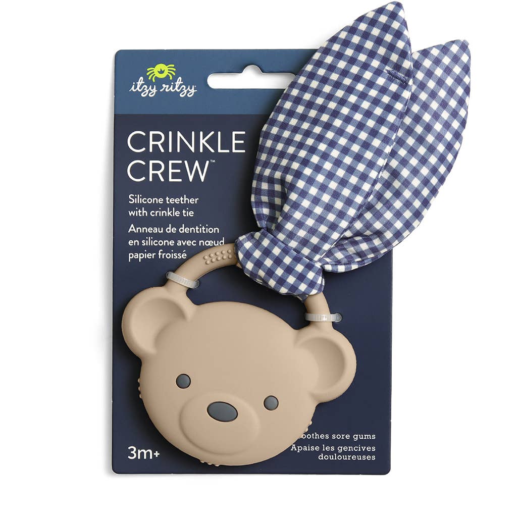 Crinkle Crew Pink Bow
