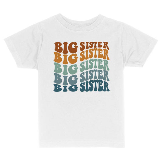 Repeating Big Sister Toddler and Youth Shirt