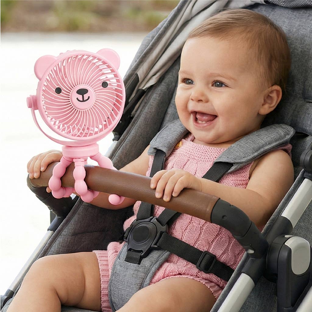 3-Speed Stroller Fan™: Pink
