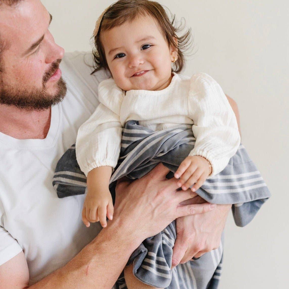 Saranoni - MINKY STRETCH RECEIVING BLANKETS: Florals