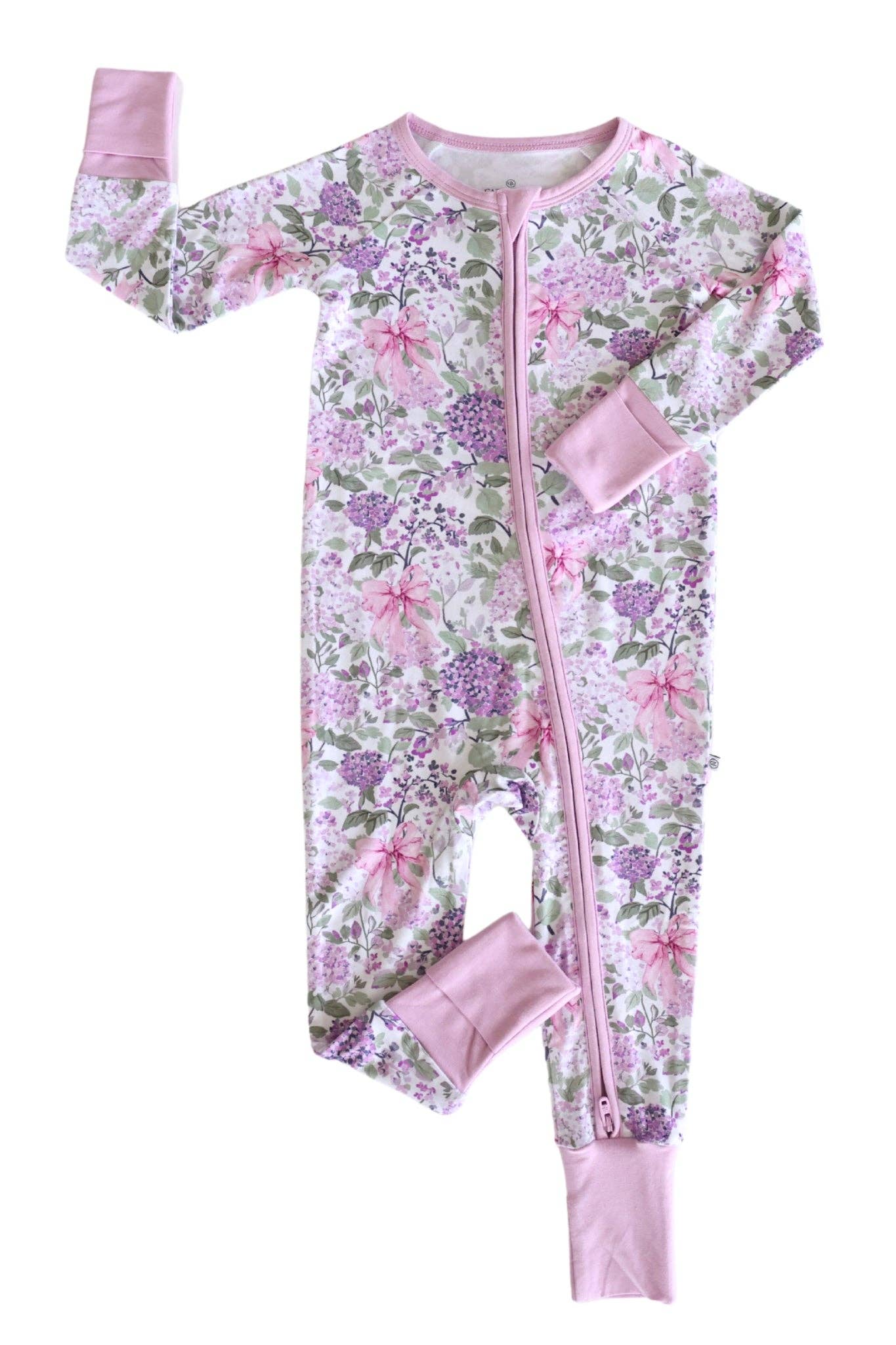 Convertible Zip Romper | Lavender Lullaby