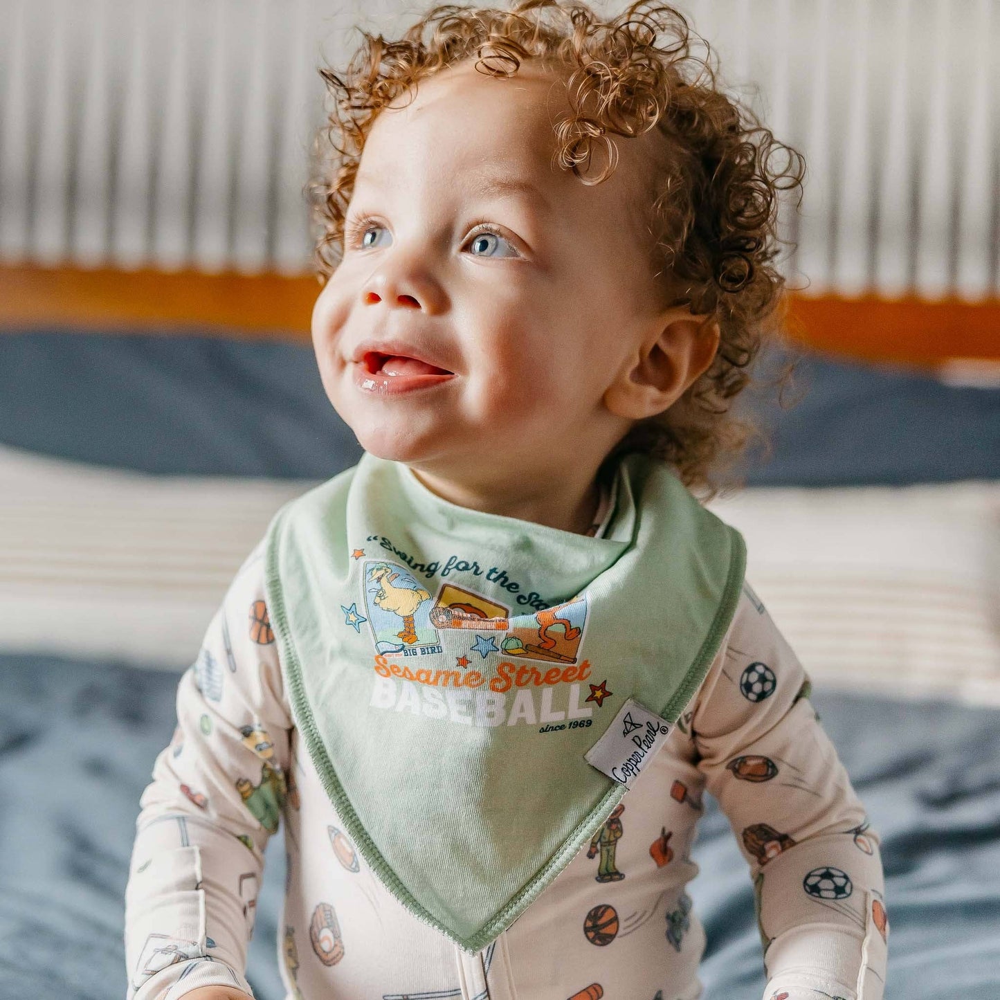 Baby Bandana Bibs - Sesame Street Varsity Friends (4-pack)