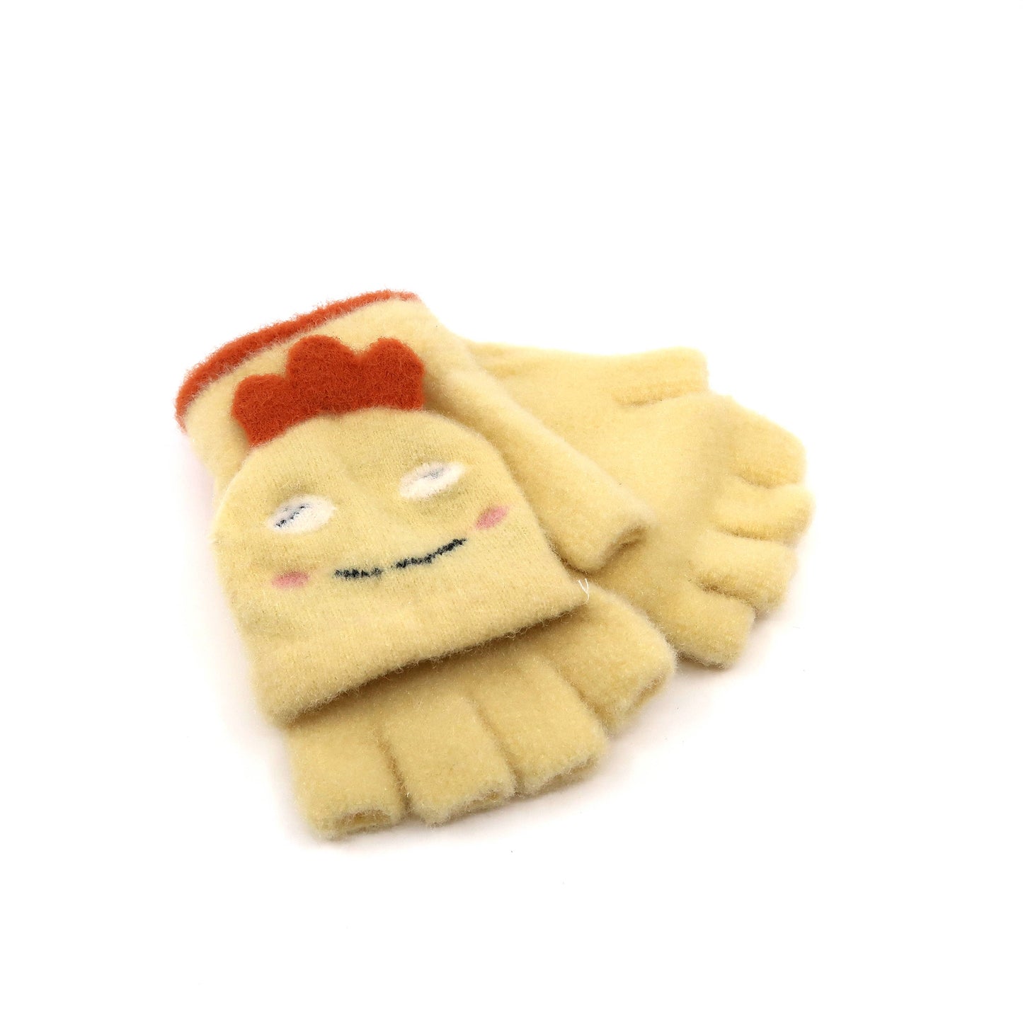 Kids Dino Knitted Gloves